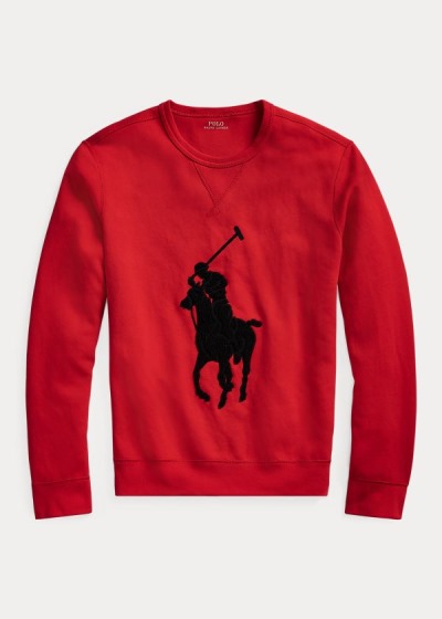 Sudaderas Polo Ralph Lauren Hombre Rojos - Big Pony - WIOPJ0879